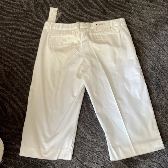 NWT Gap white stretch cropped pants size 4 - Picture 4 of 5